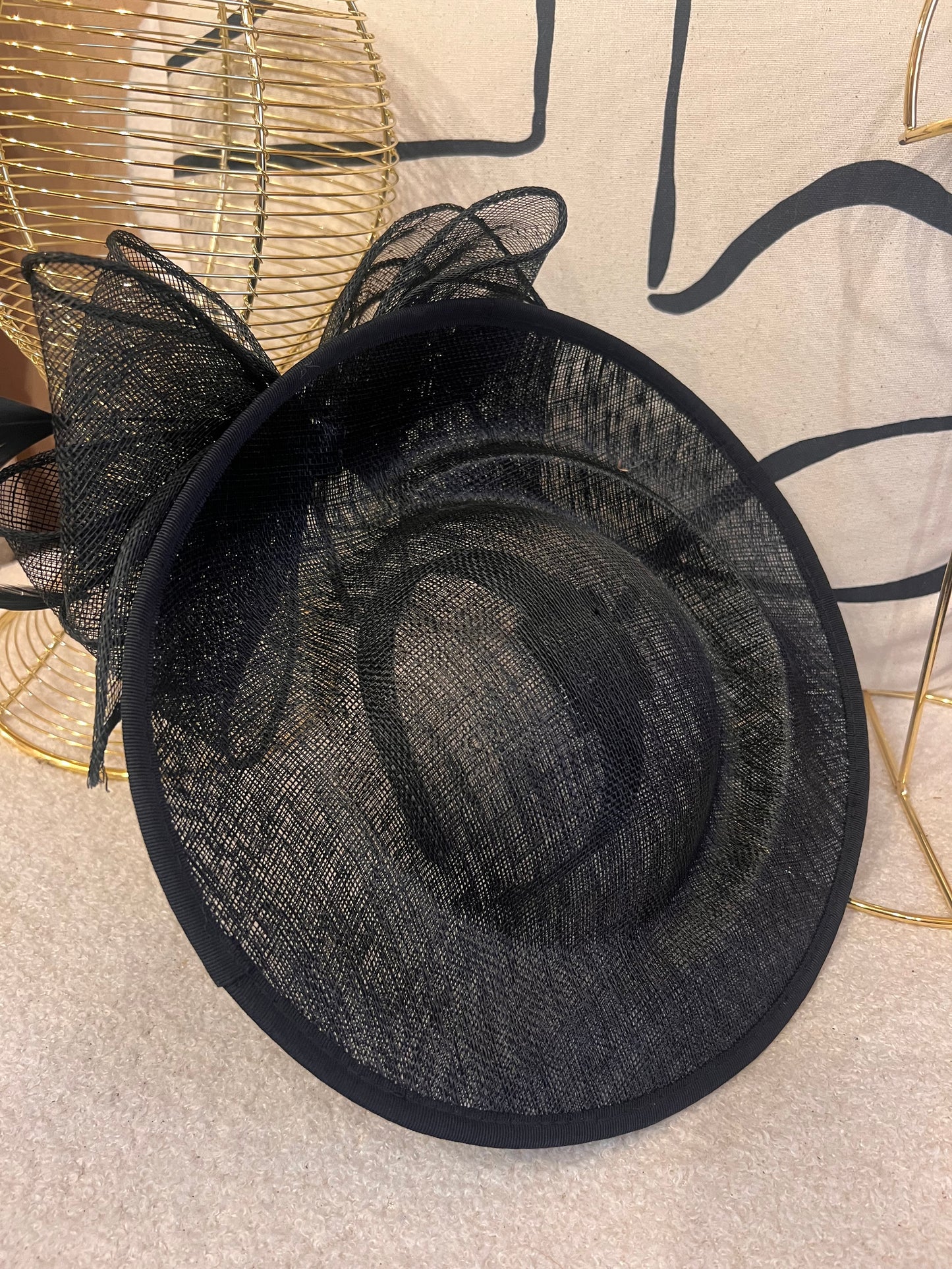 Black Bow detail angled hatinator