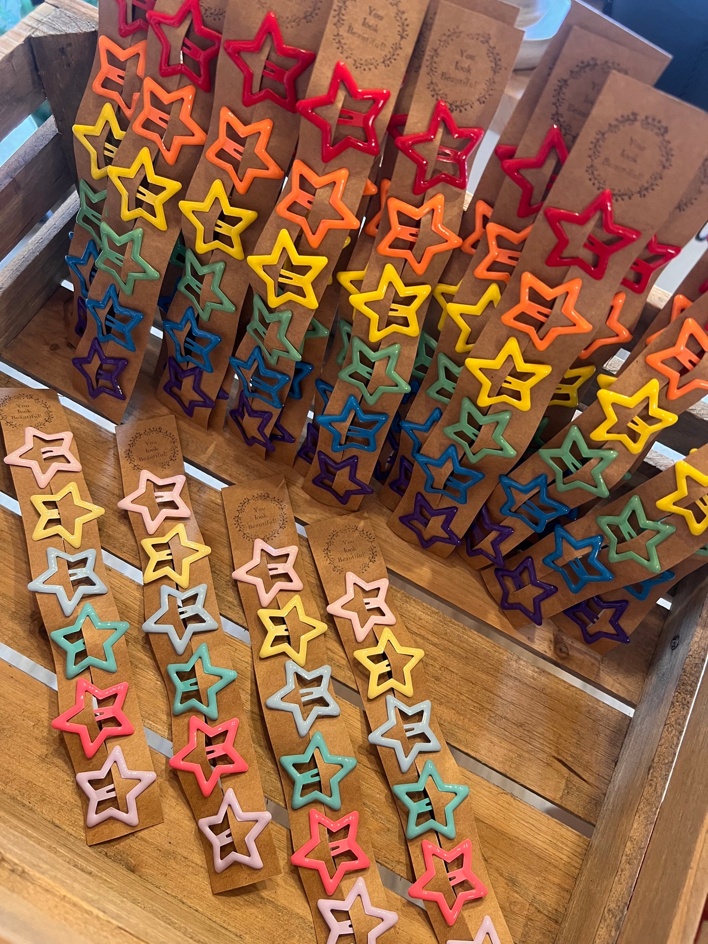 Rainbow Hair Stars 🌈