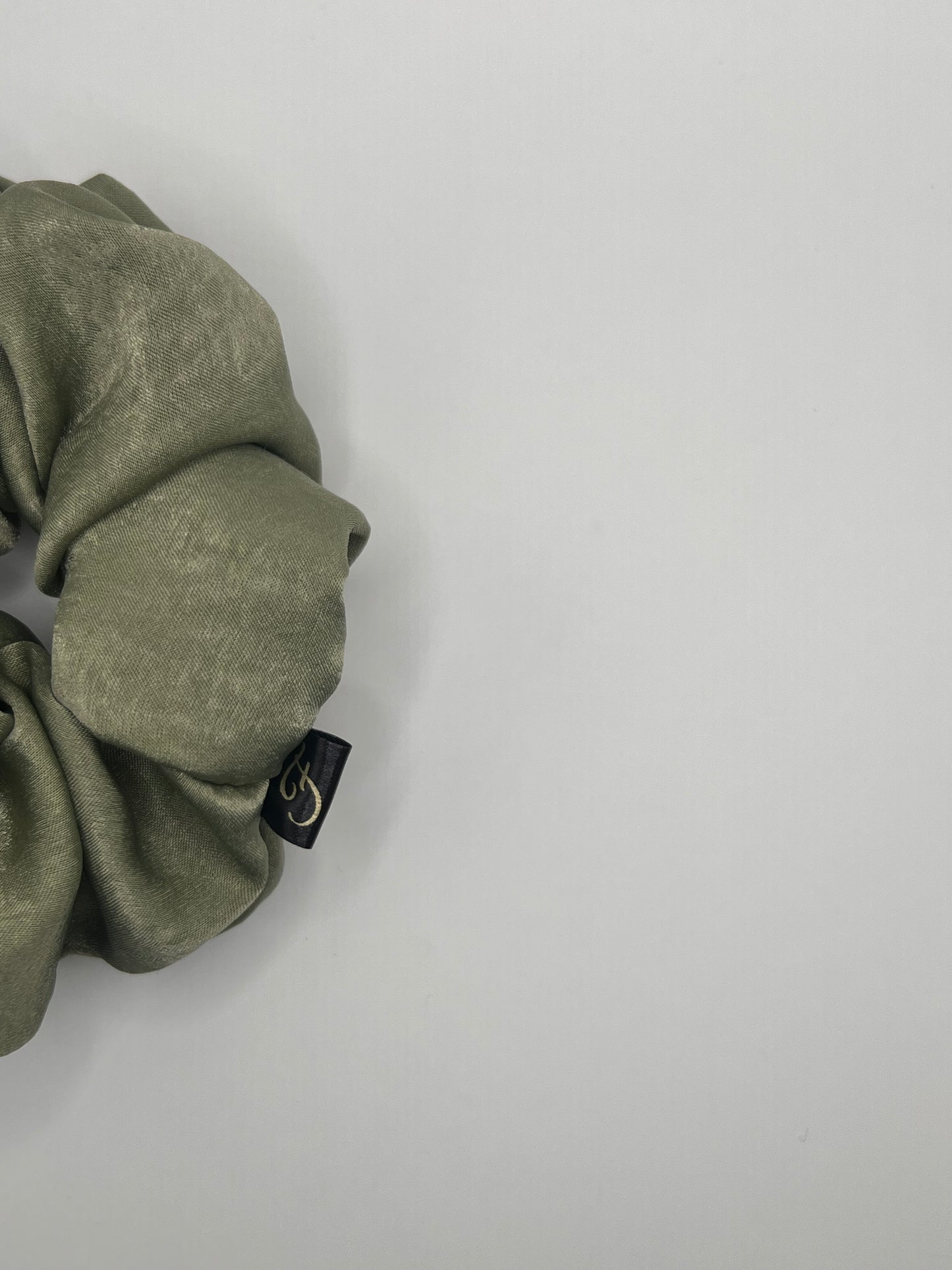 Luxury Sage Scrunchie