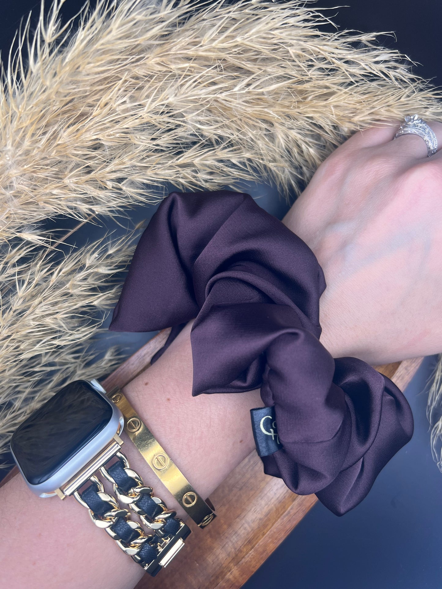 Luxury Chocolate Scrunchie