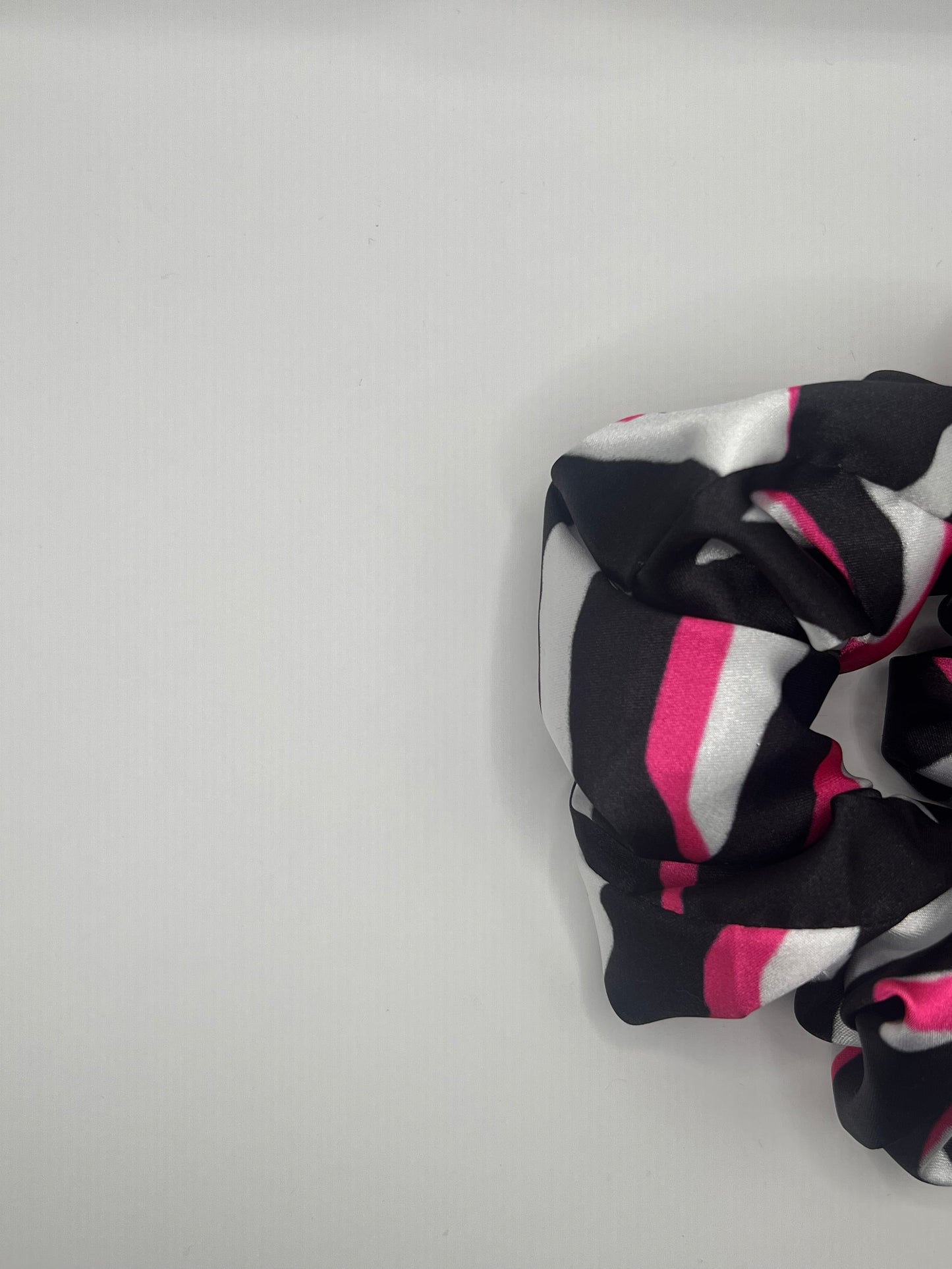Luxury Hot pink Zebra Scrunchie