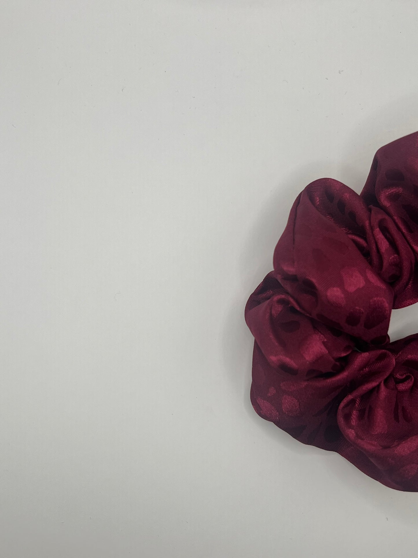 Luxury Magenta Leopard Scrunchie