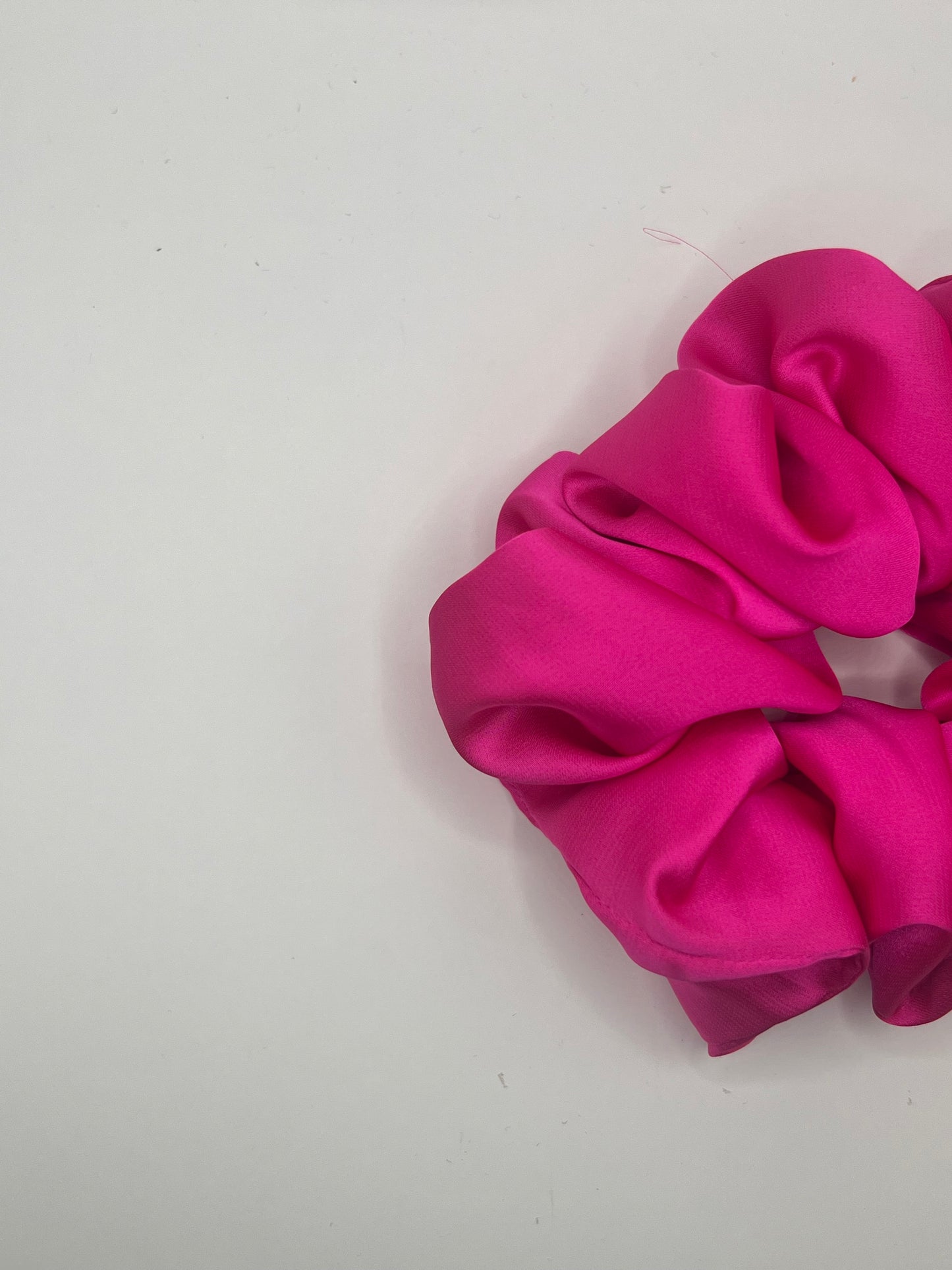 Luxury Hot Pink Scrunchie