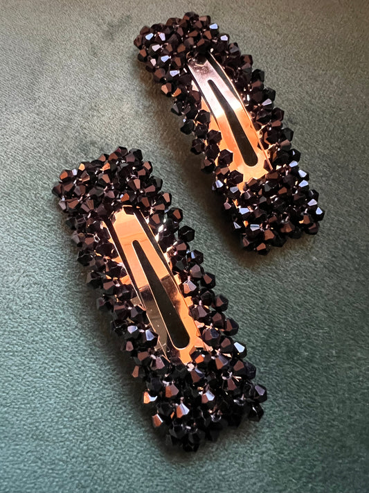 Square Crystal Clip