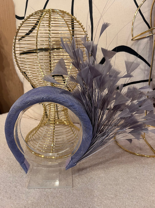 Lilac Feather Headband