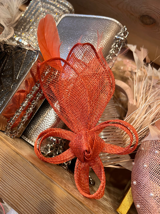 Small Coral hair comb