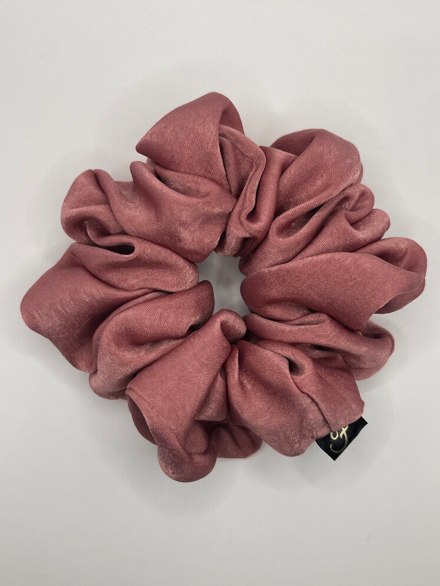 Luxury Dusky Rose Scrunchie