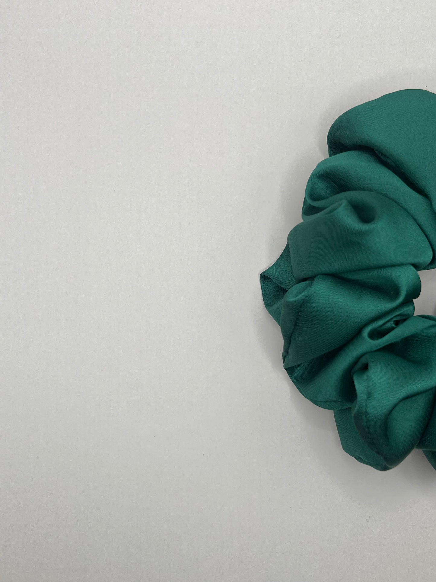 Luxury Emerald Scrunchie