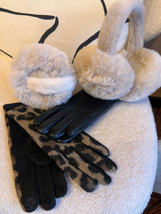 Leopard Print Gloves