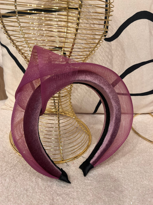 Deep Pink Magenta Knot Headband