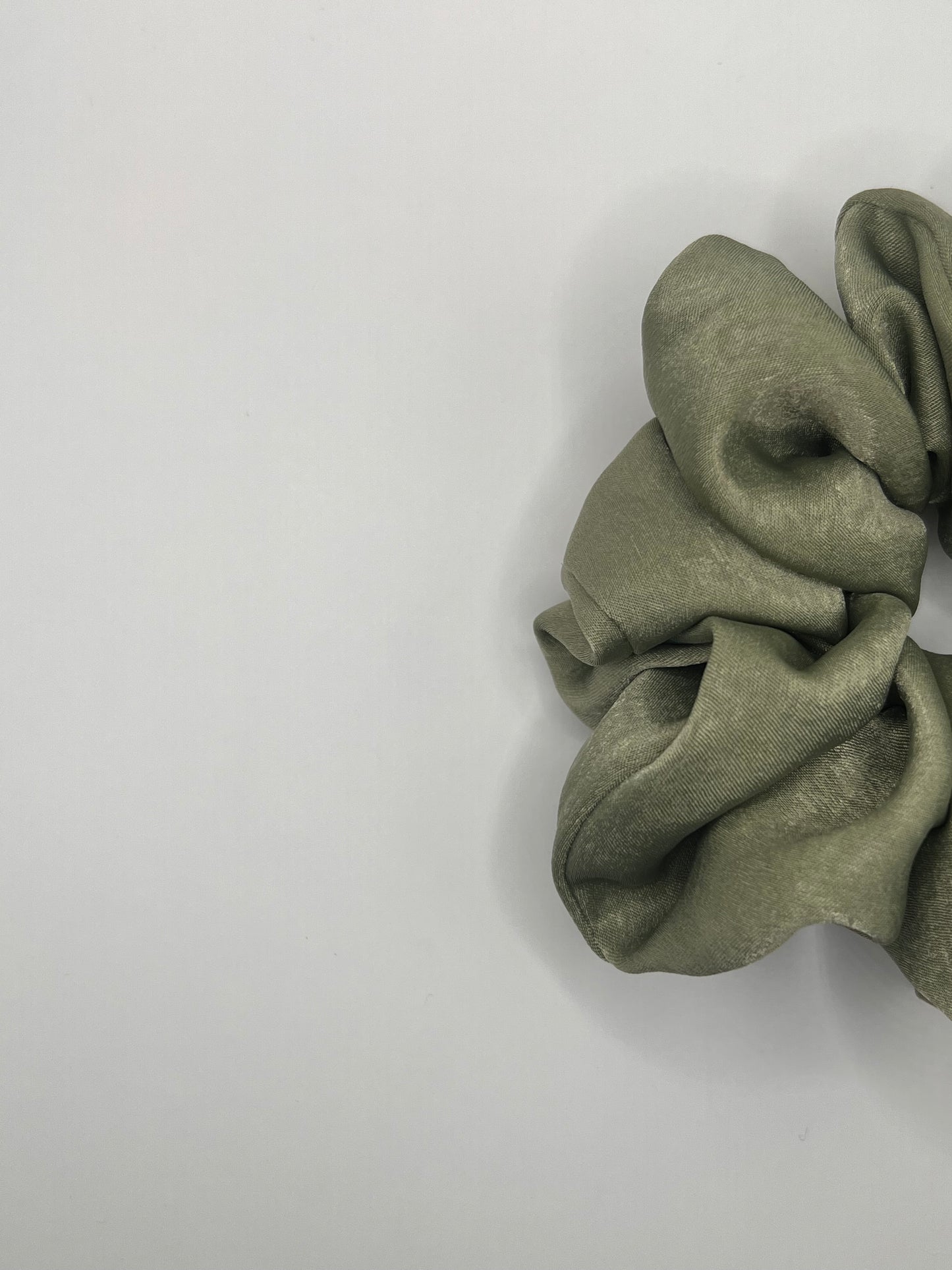 Luxury Sage Scrunchie