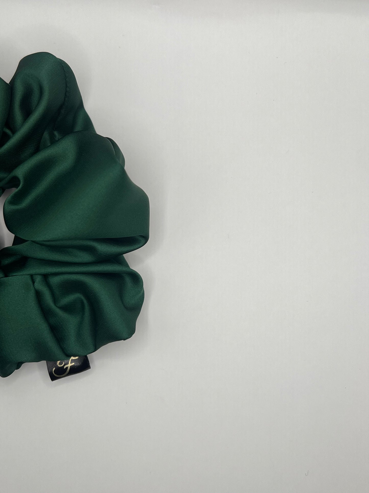 Luxury Deep Emerald Scrunchie