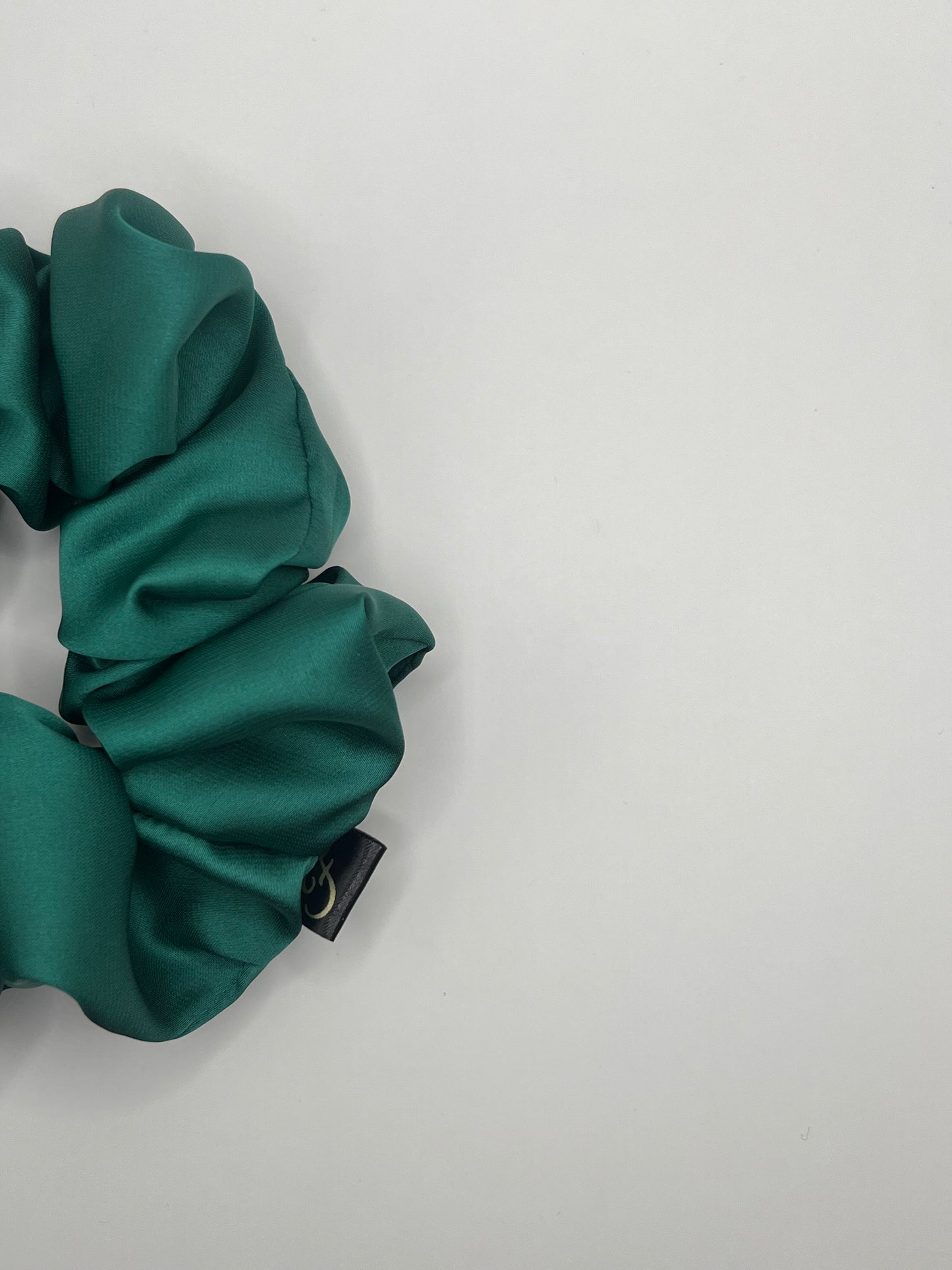 Luxury Emerald Scrunchie