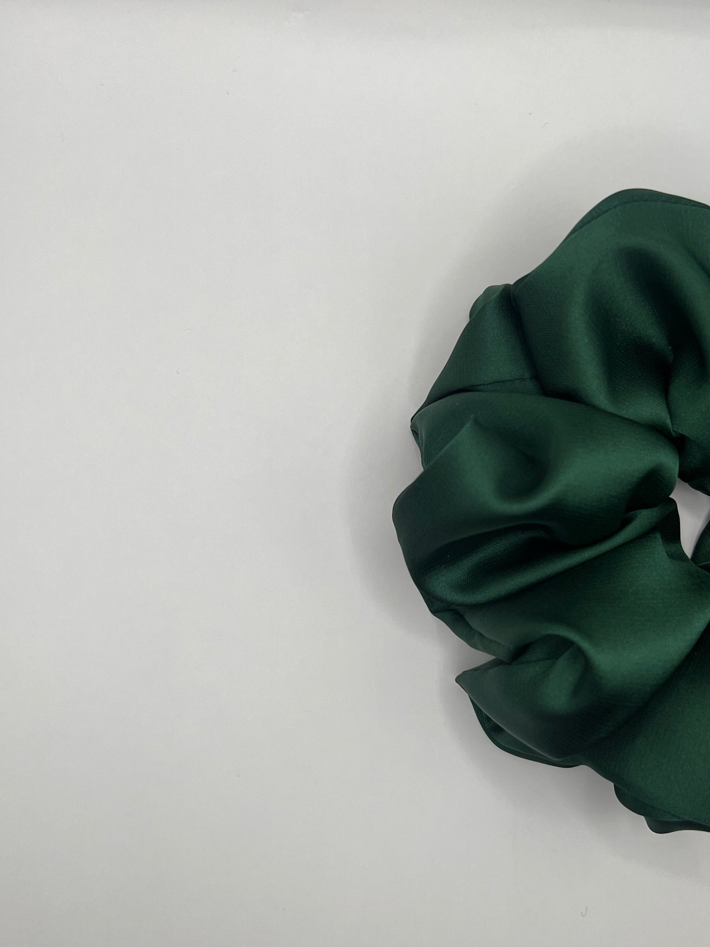 Luxury Deep Emerald Scrunchie