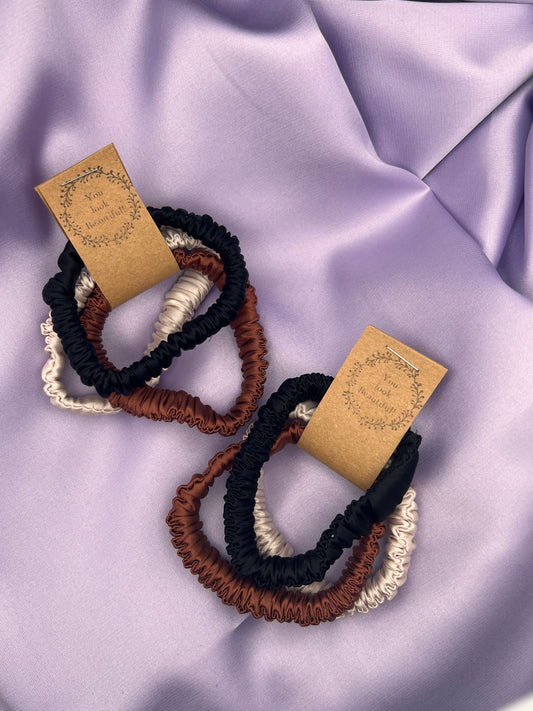 Skinny Trio of scrunchies