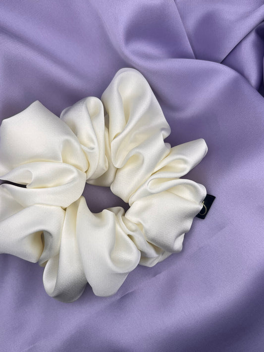 Luxury buttermilk scrunchie