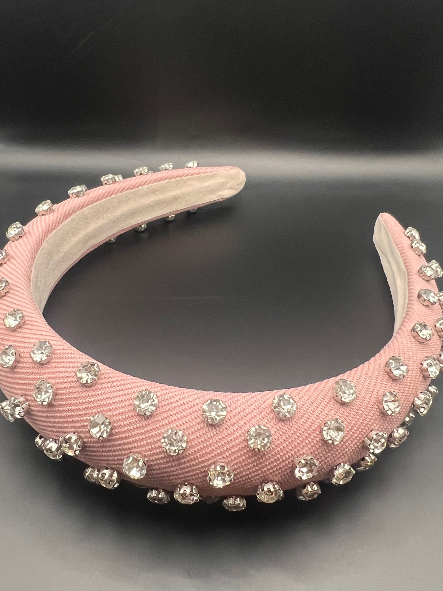 Pink crystal headband