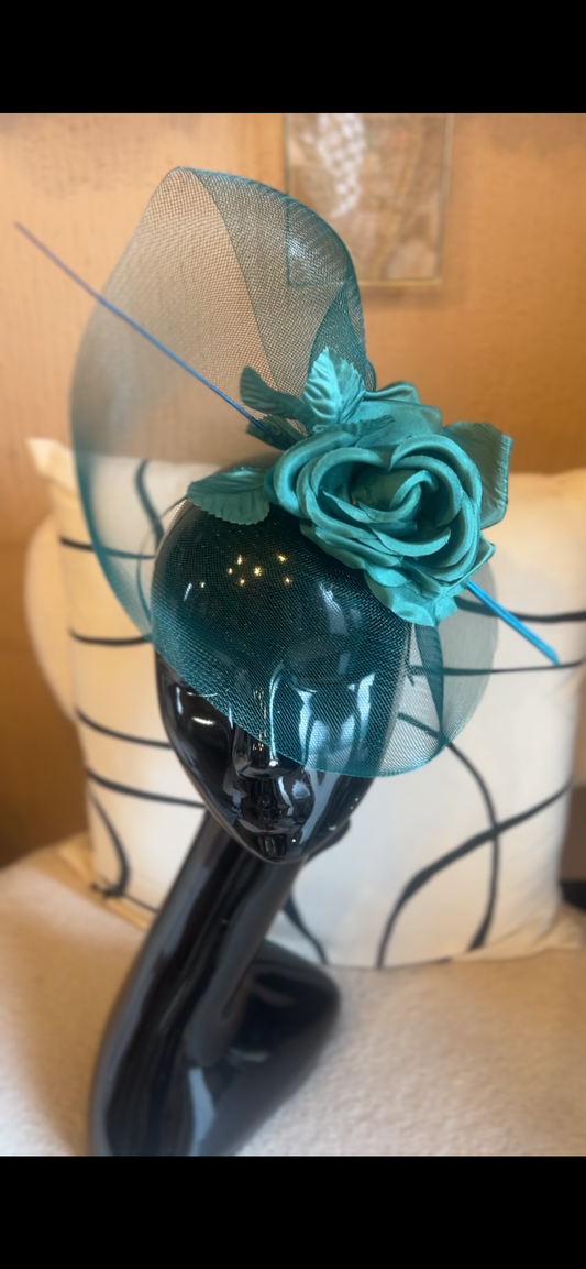 Bottle Green Fascinator