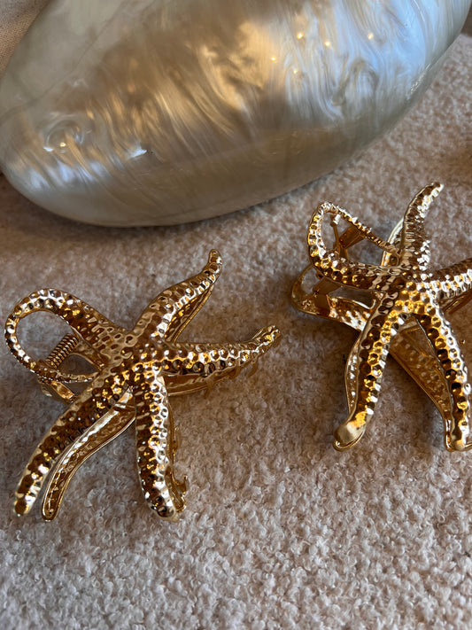 Starfish claw clip