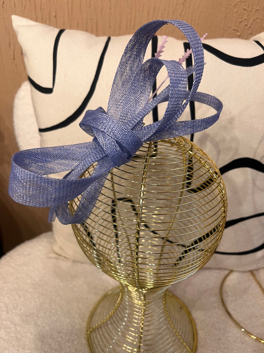 Lilac looped Fascinator