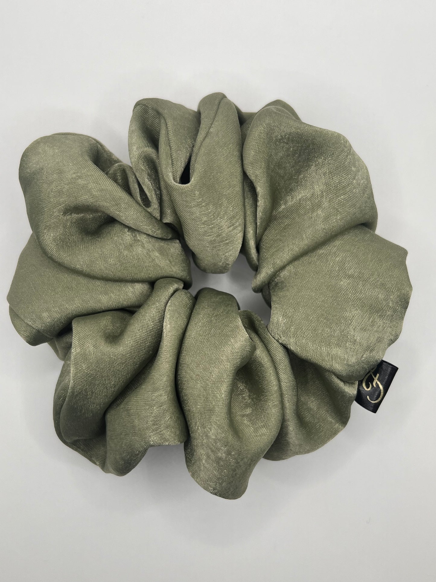 Luxury Sage Scrunchie