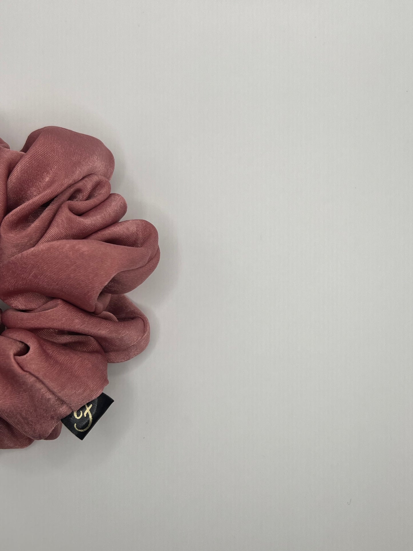 Luxury Dusky Rose Scrunchie
