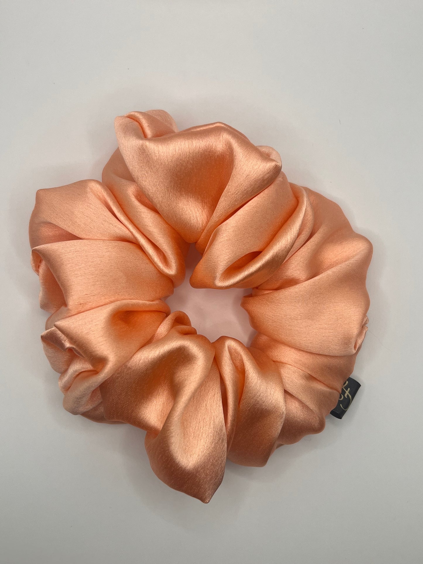 Luxury Peach Scrunchie