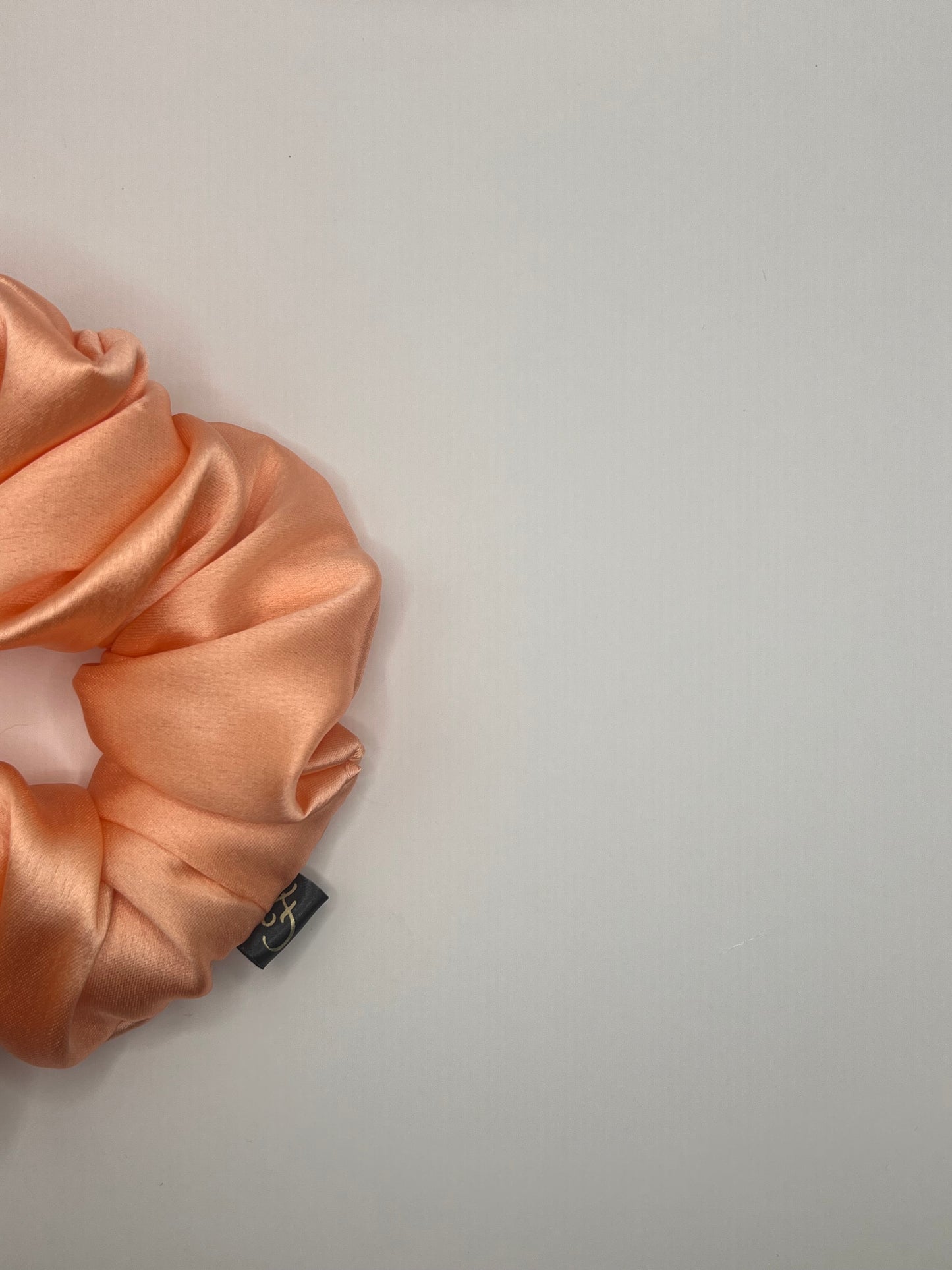 Luxury Peach Scrunchie