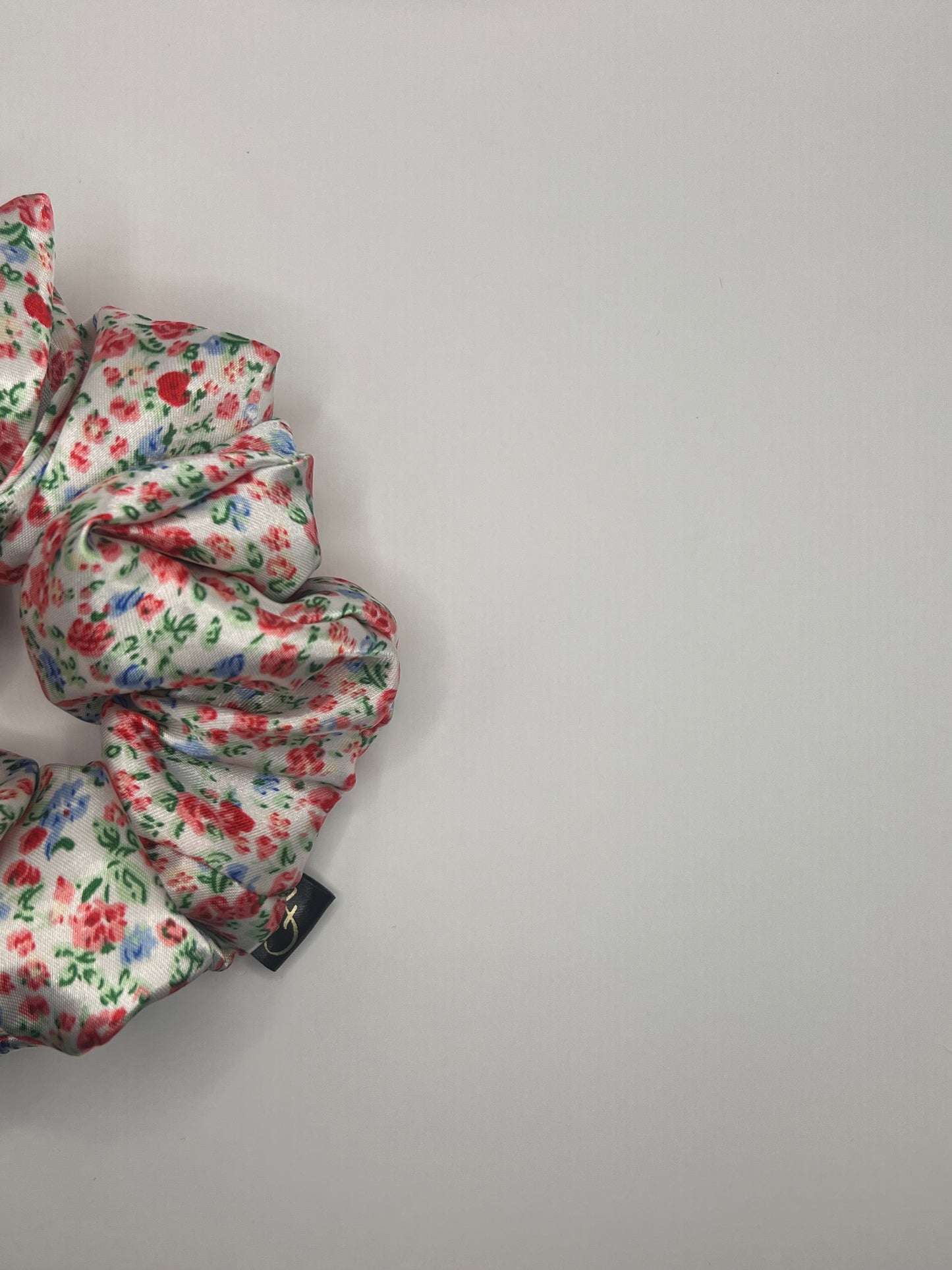 Luxury Floral Scrunchie