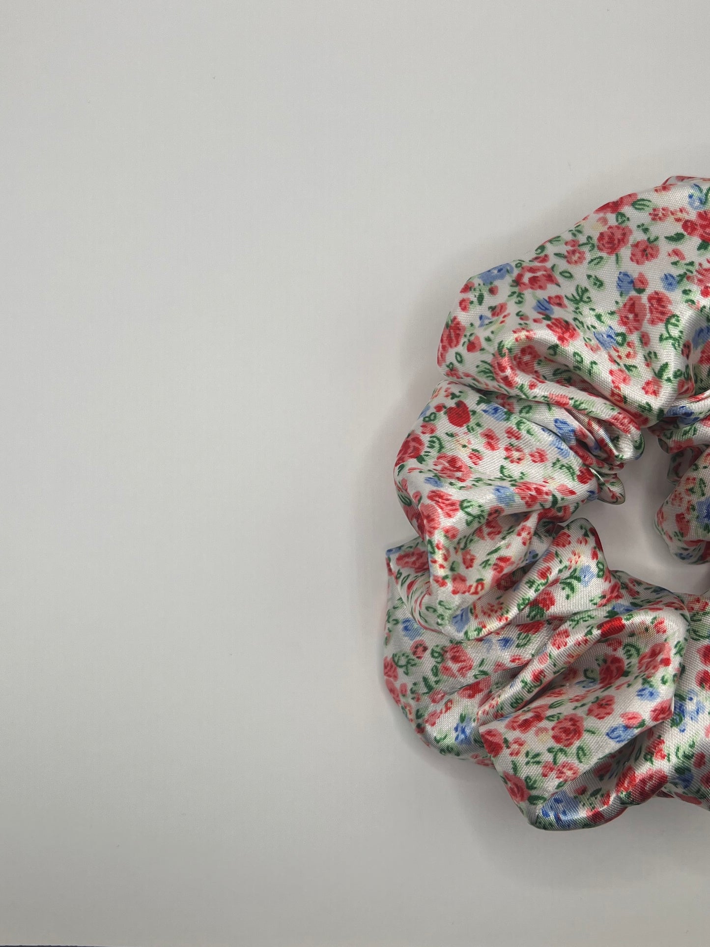Luxury Floral Scrunchie