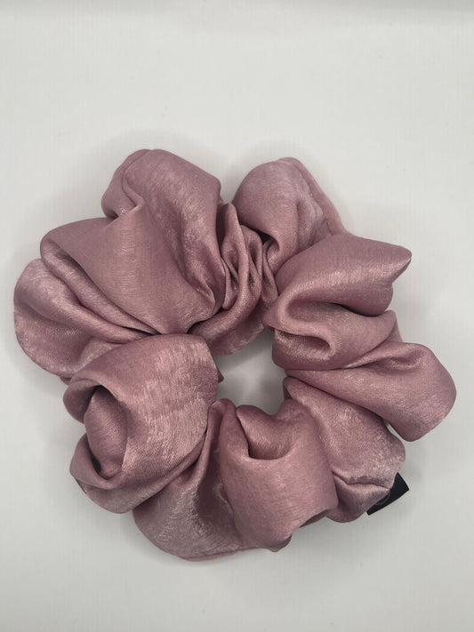 Luxury Blush Silk Scrunchie