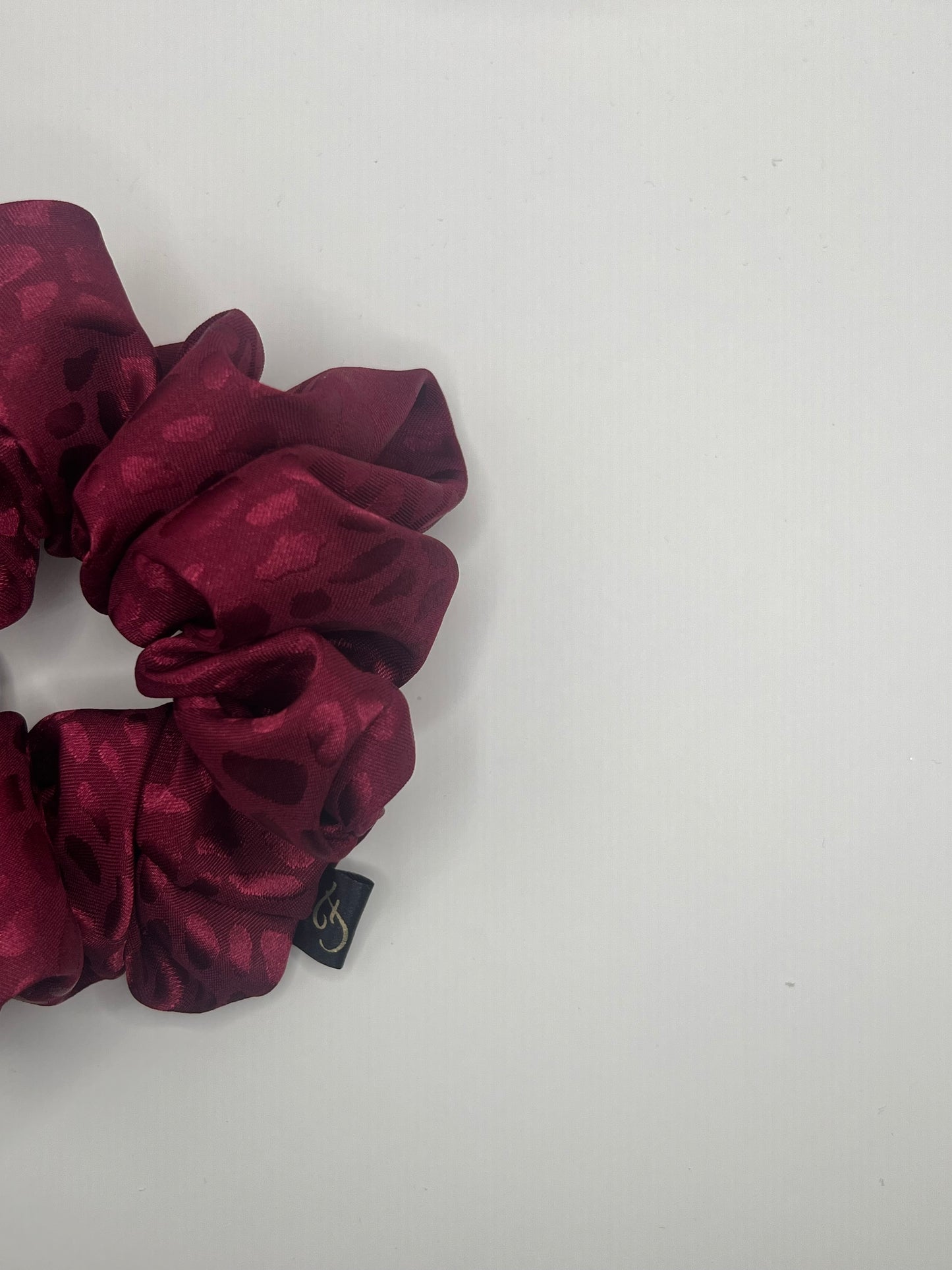 Luxury Magenta Leopard Scrunchie