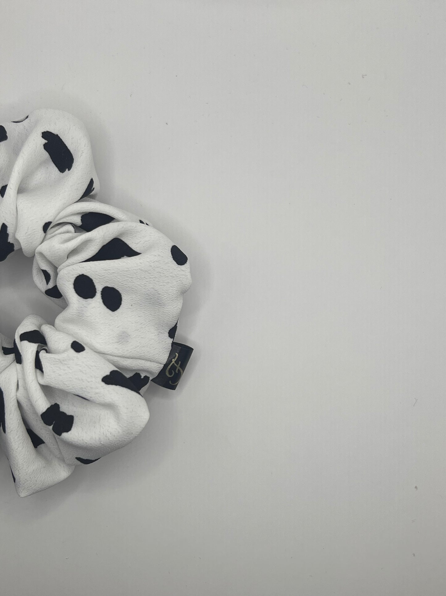 Luxury Dalmatian Scrunchie