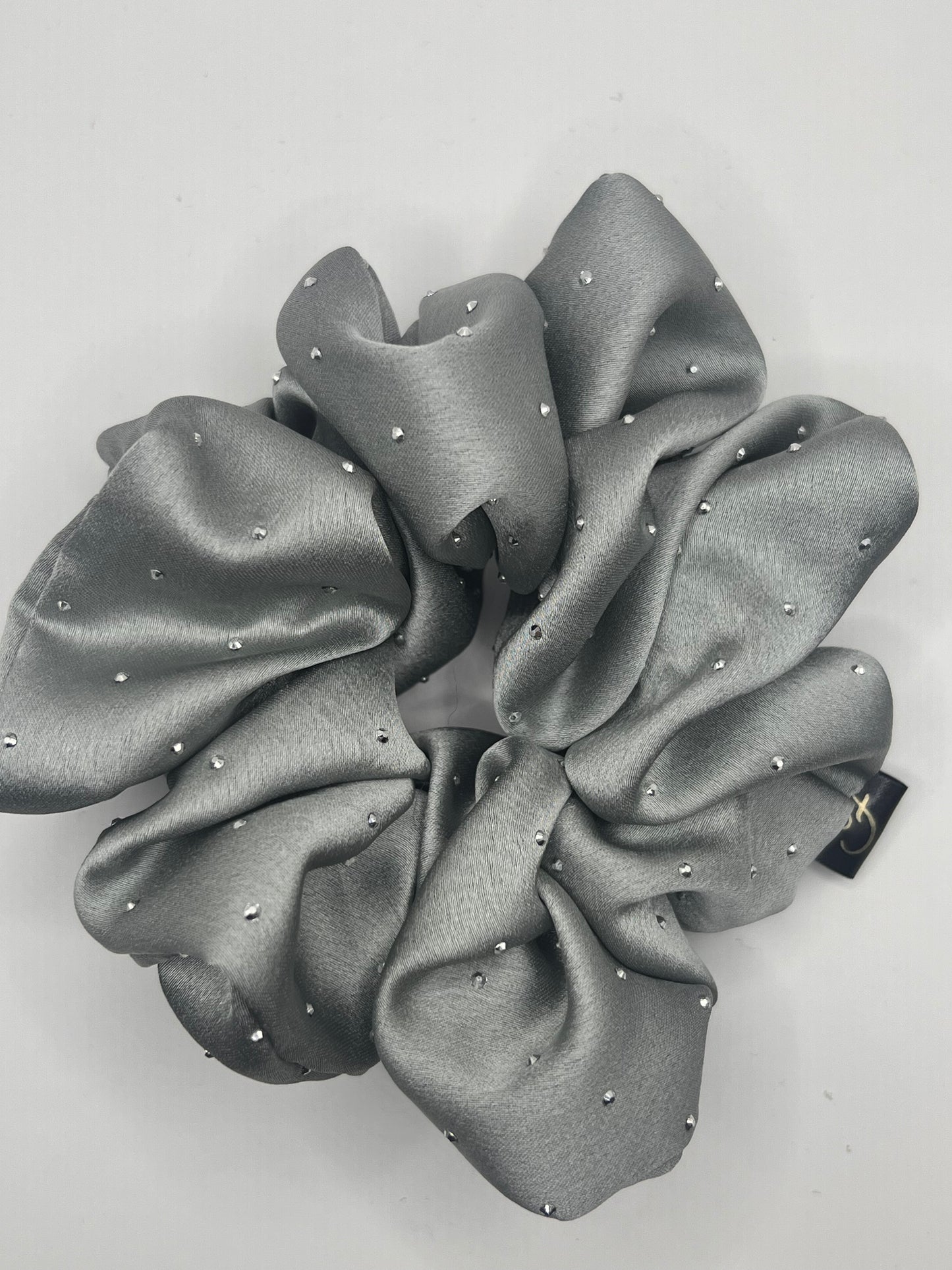 Luxury Silver Sparkle Scrunchie