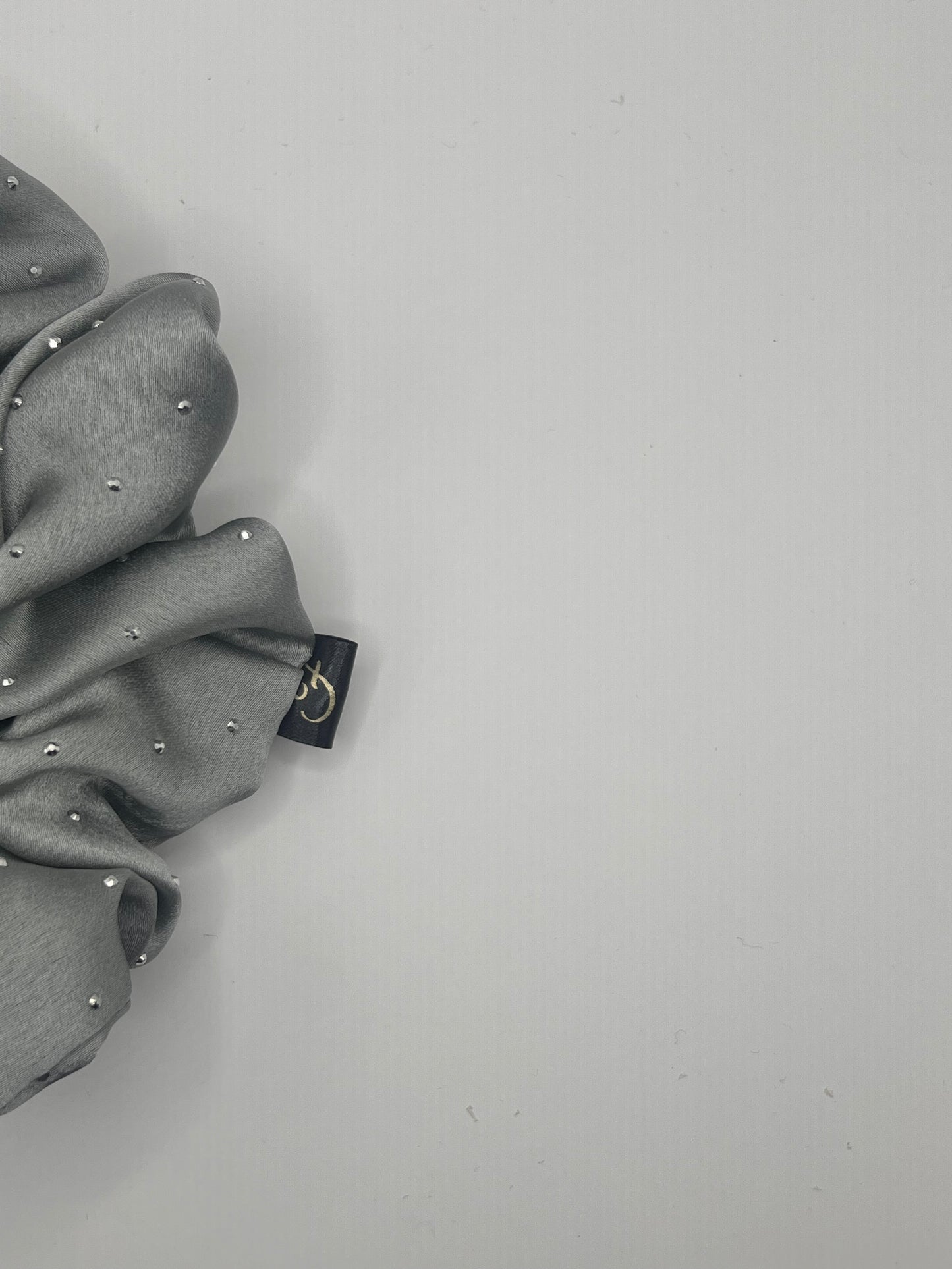 Luxury Silver Sparkle Scrunchie