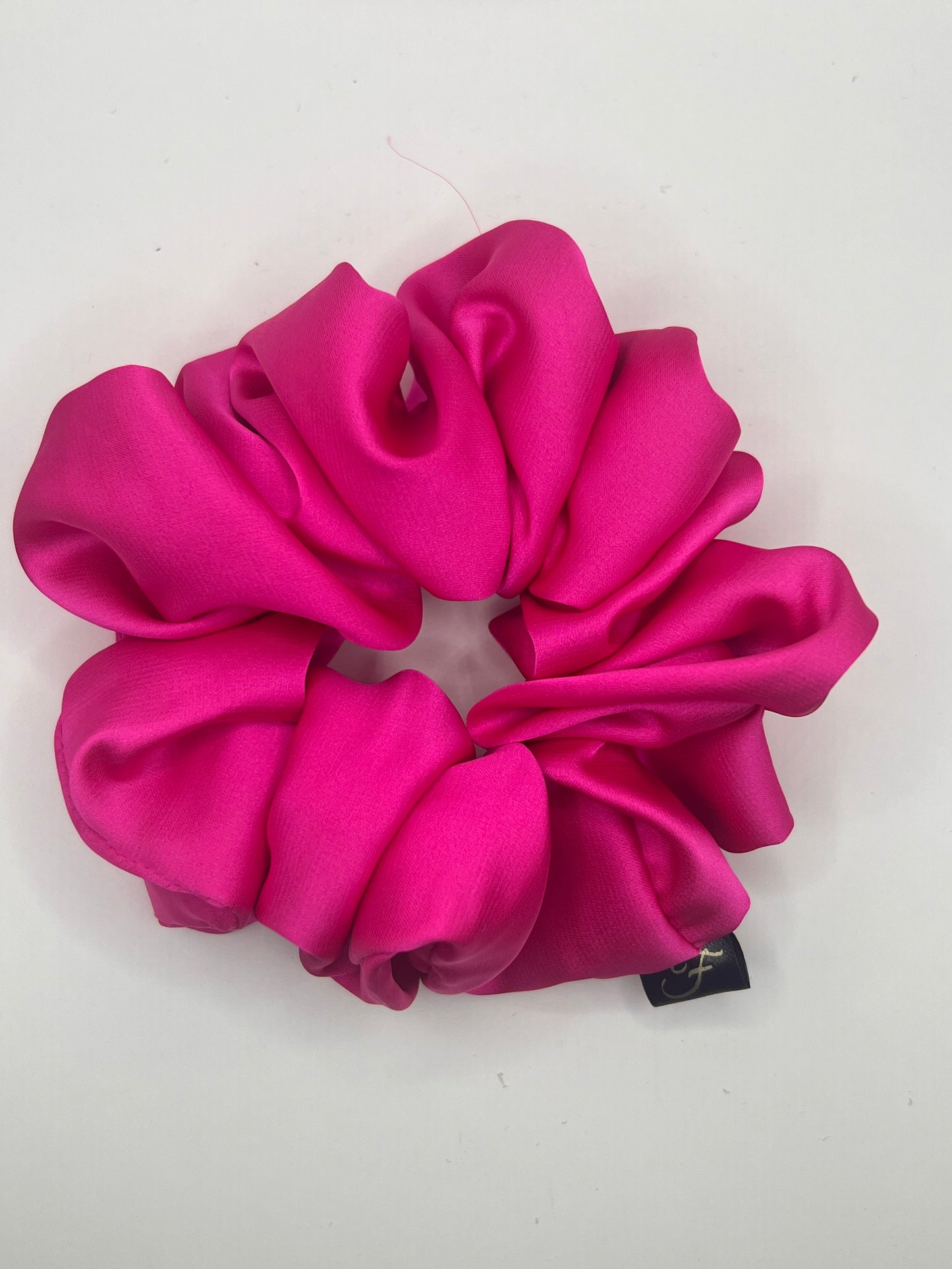 Luxury Hot Pink Scrunchie