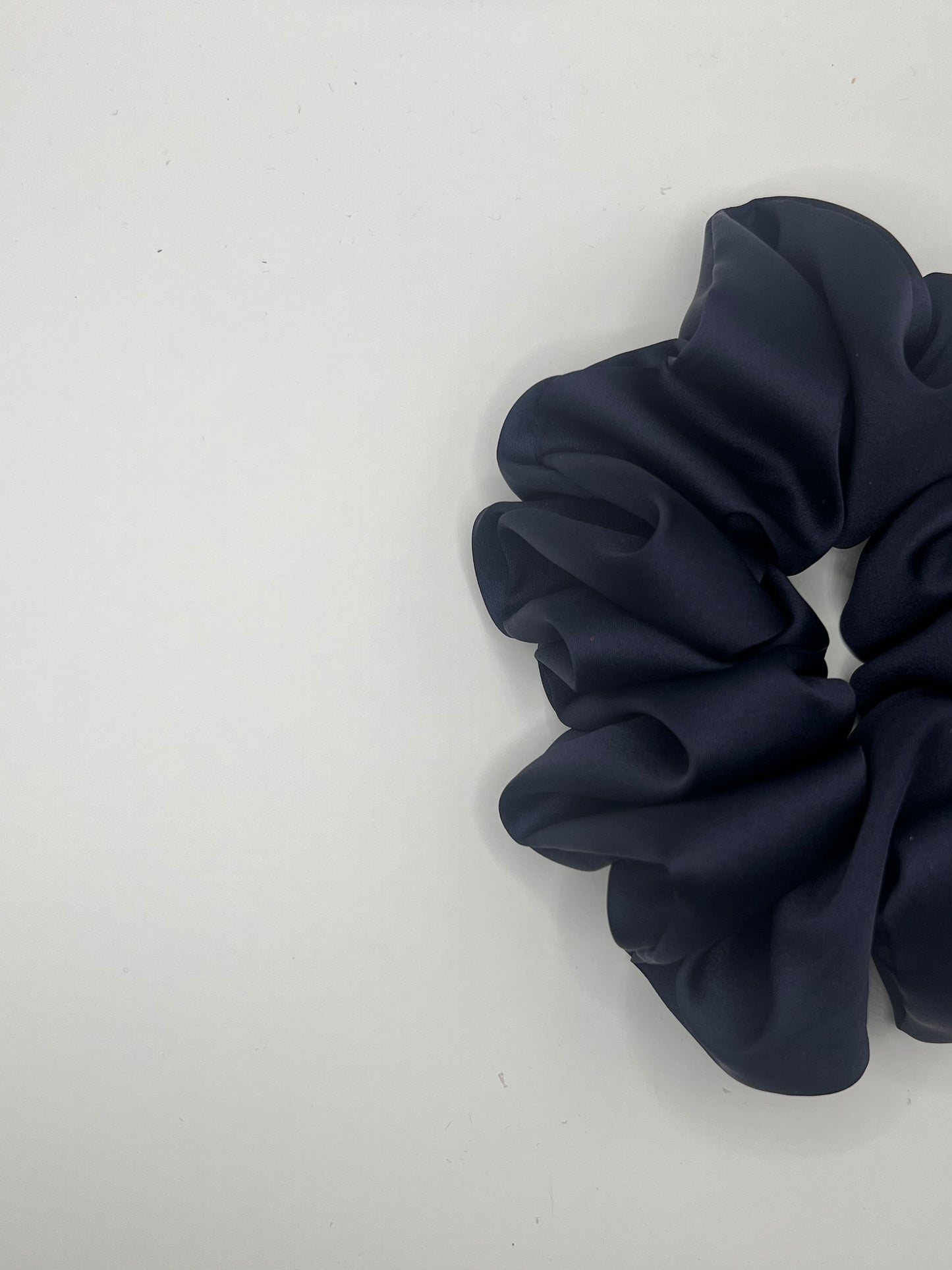 Luxury Navy Scrunchie
