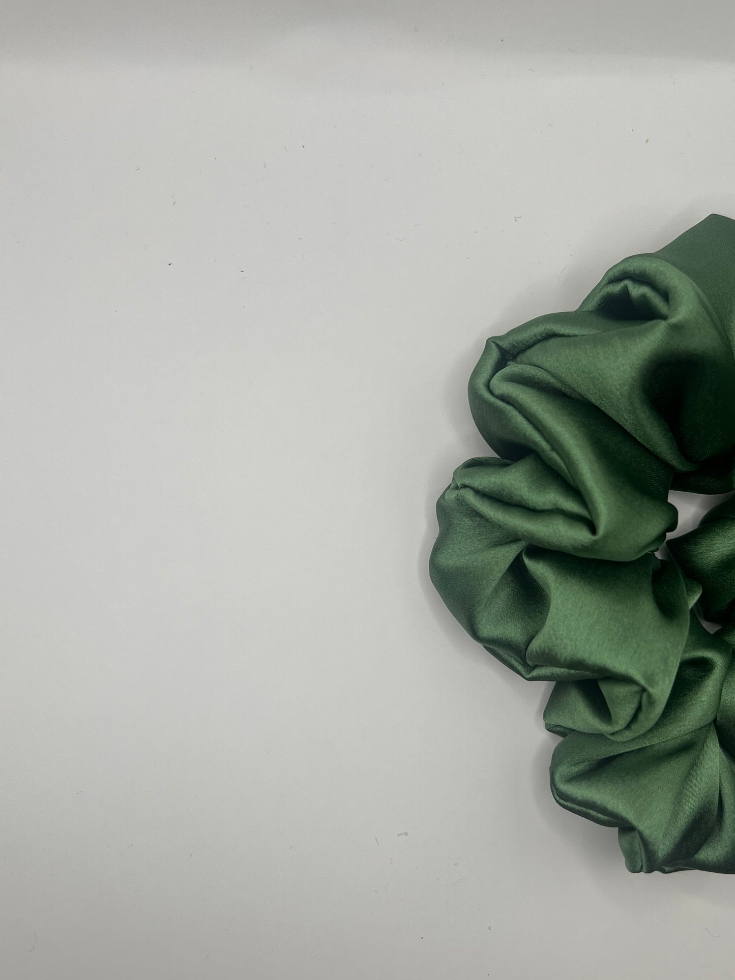 Luxury Olive Scrunchie